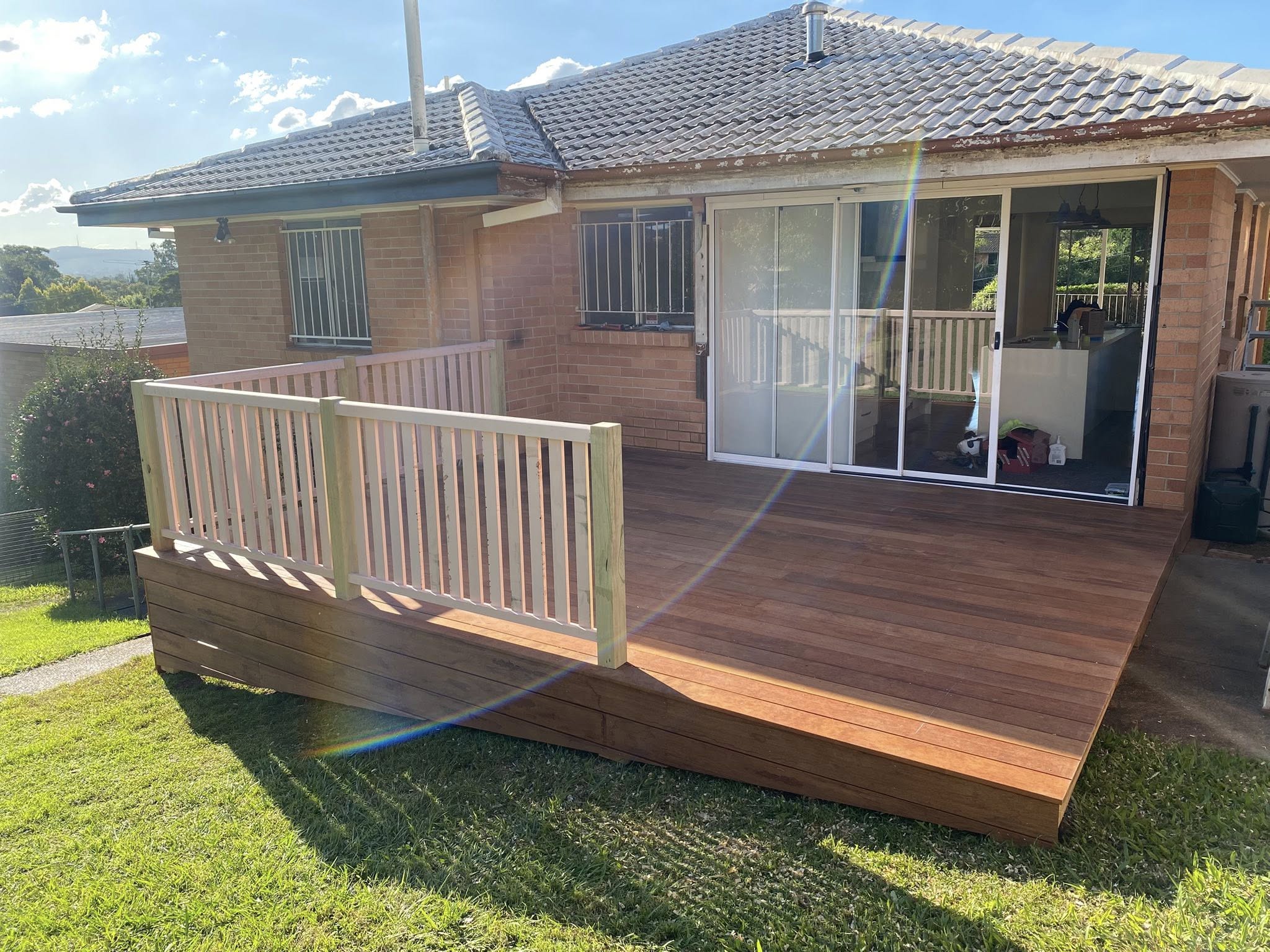 Custom Hardwood Deck